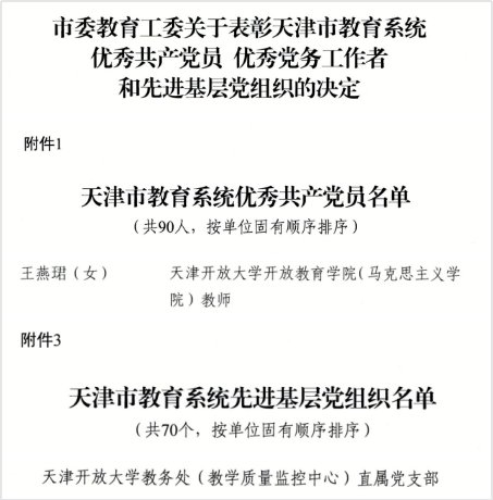 教务处（教学质量监控中心）直属党支部
